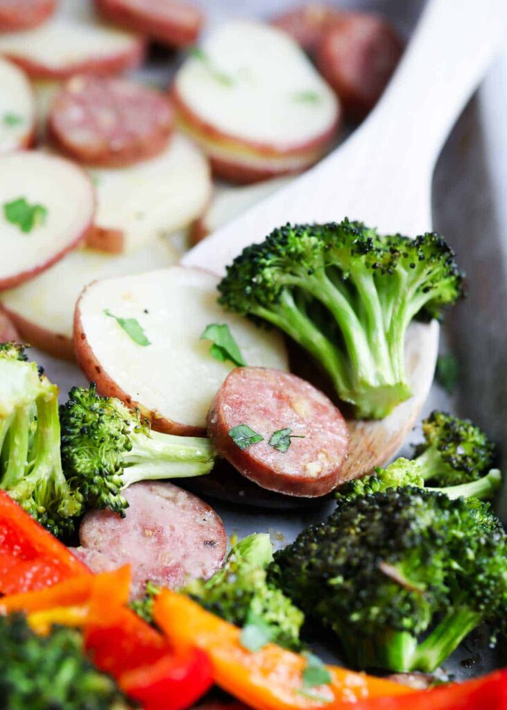 Sheet Pan Sausage and Veggies